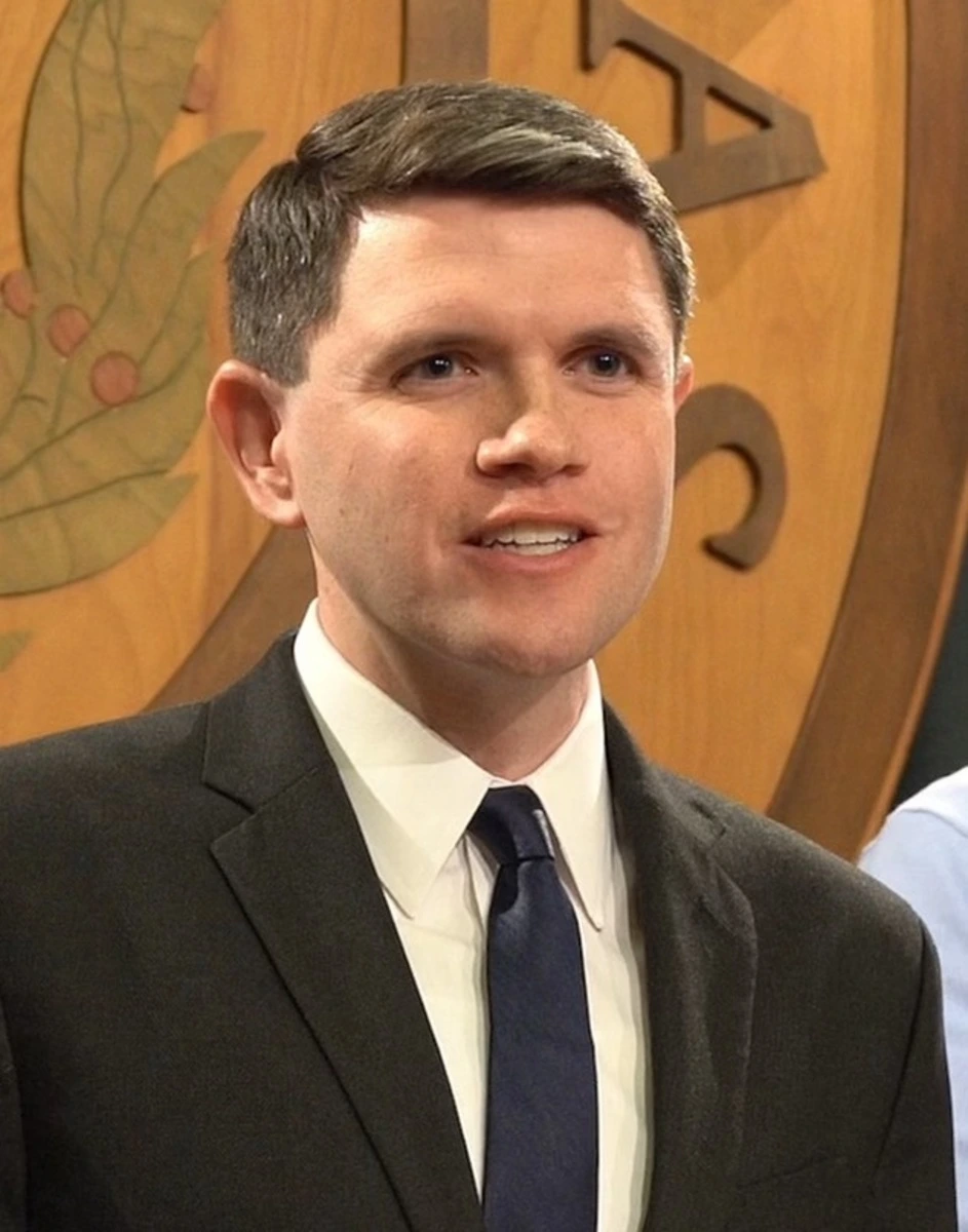 James Talarico addresses media at a press conference at the Texas Capitol on January 13, 2025. Photo: Wikimedia Commons / Antonioaesparza / CC BY-SA 4.0 james talarico press conference texas capitol january 2025 interview statement