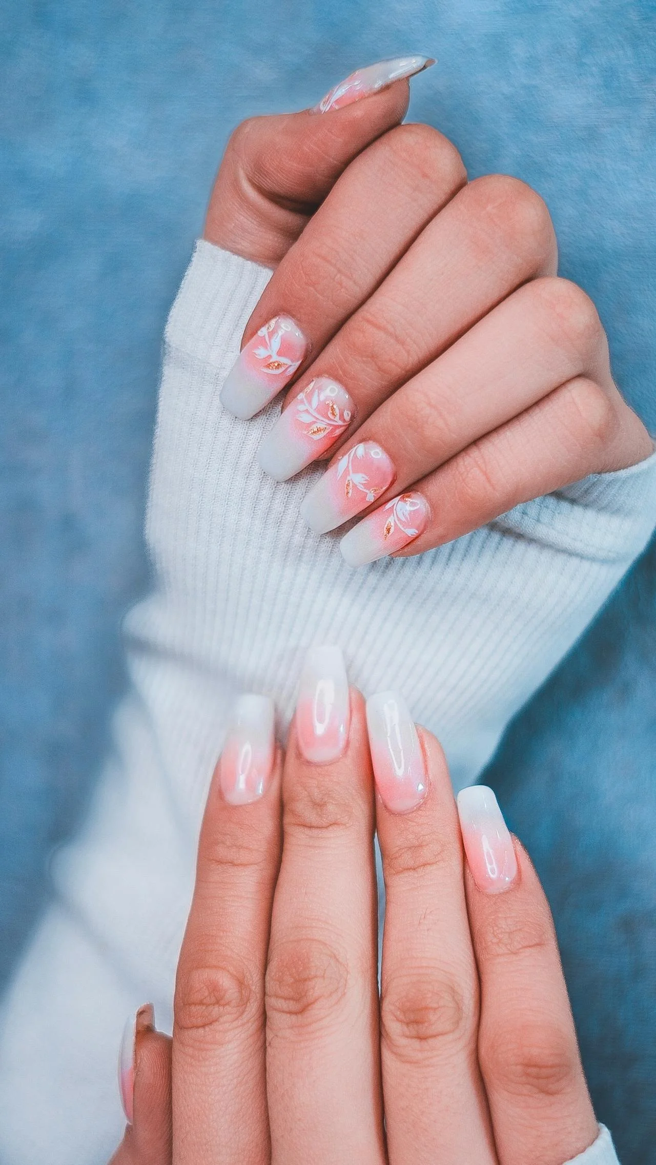 Beautiful floral summer nail art and design ideas