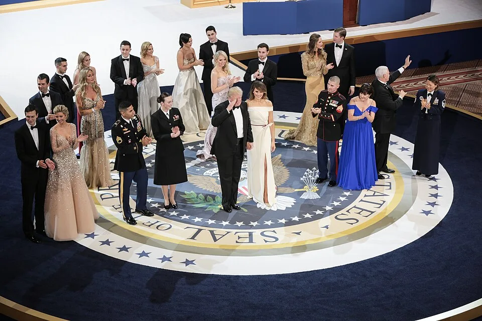 Vanessa Trump at the Salute to Our Armed Services Ball, January 20, 2017