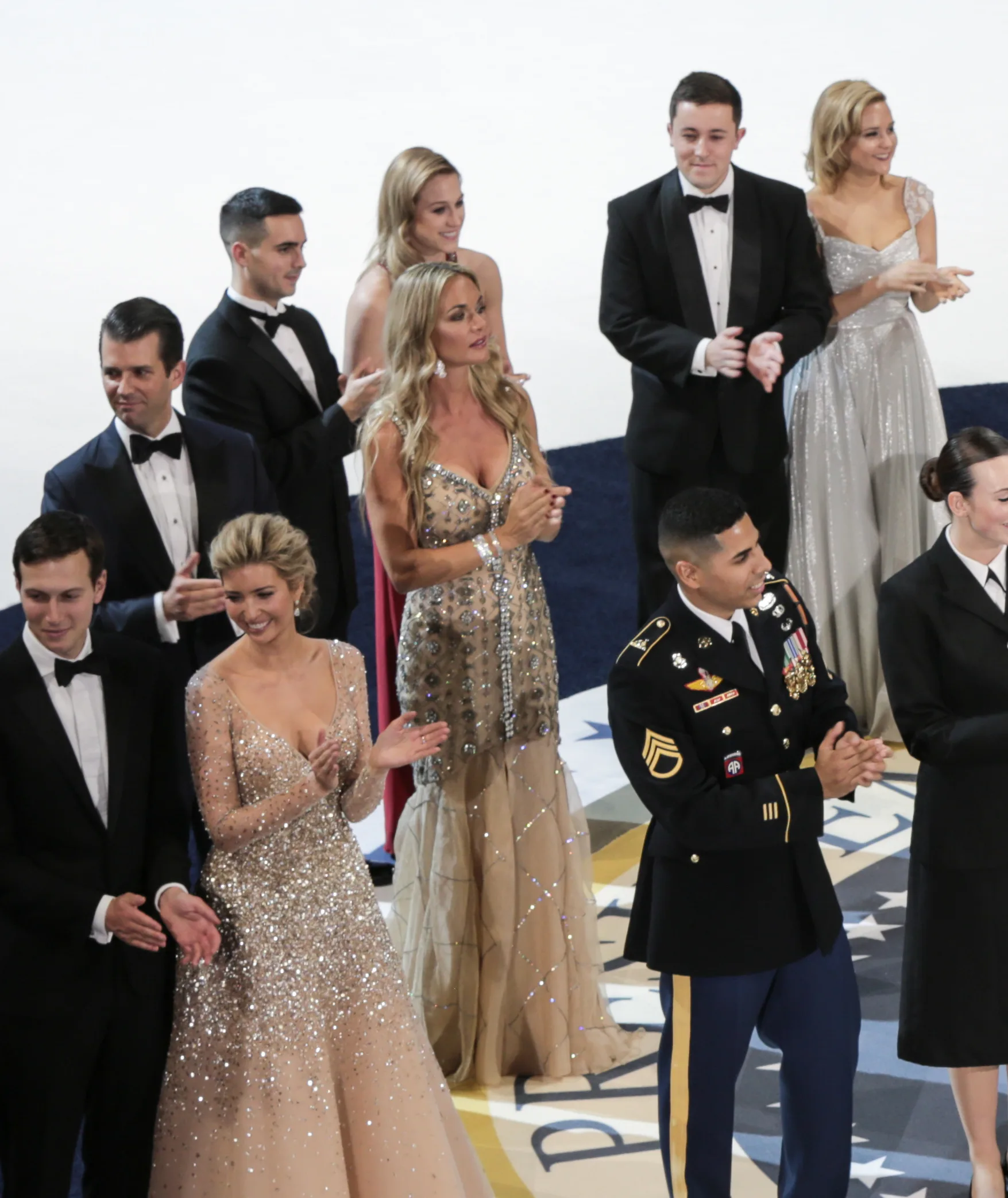 First Family members at the Salute to Our Armed Services Ball, Washington D.C.