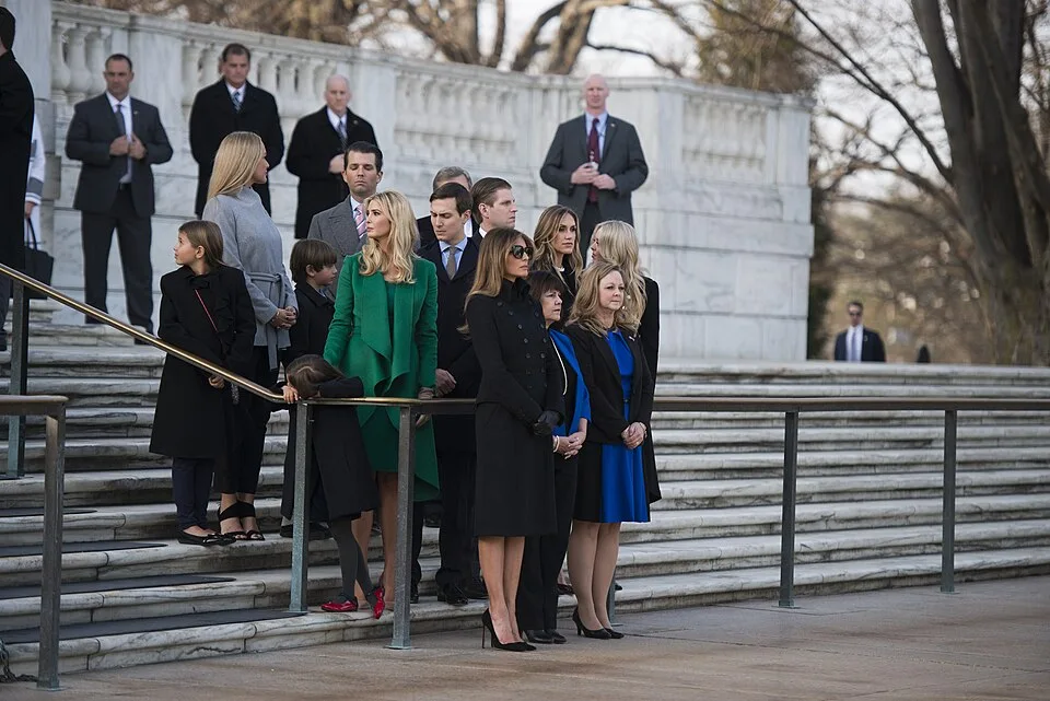 Vanessa Trump at the Wreath Laying Ceremony at Arlington National Cemetery, January 19, 2017