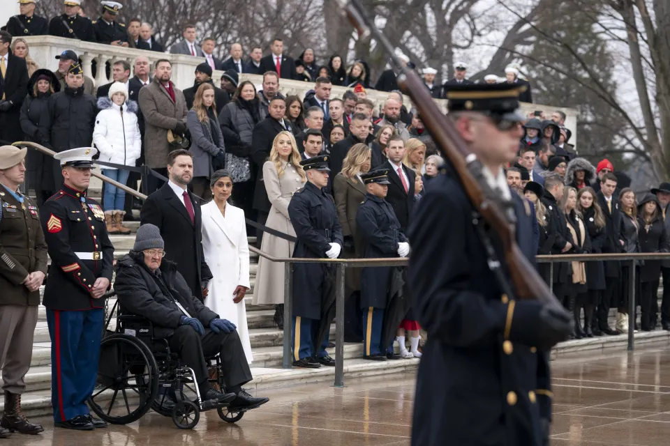 Vanessa Trump at the wreath ceremony, 2025 Inauguration
